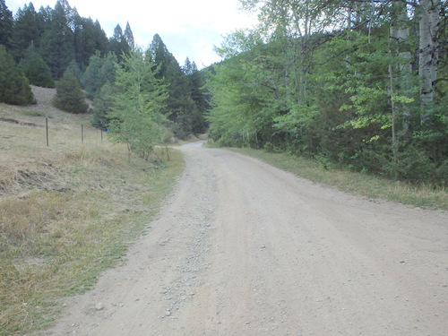 GDMBR: We pedaled by Luca and Paola'a campsite.